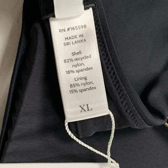 Andie Swim The Bora Bora Women's Black Bikini Halter Top Size XL Adjustable NWT‎ - Picture 9 of 12